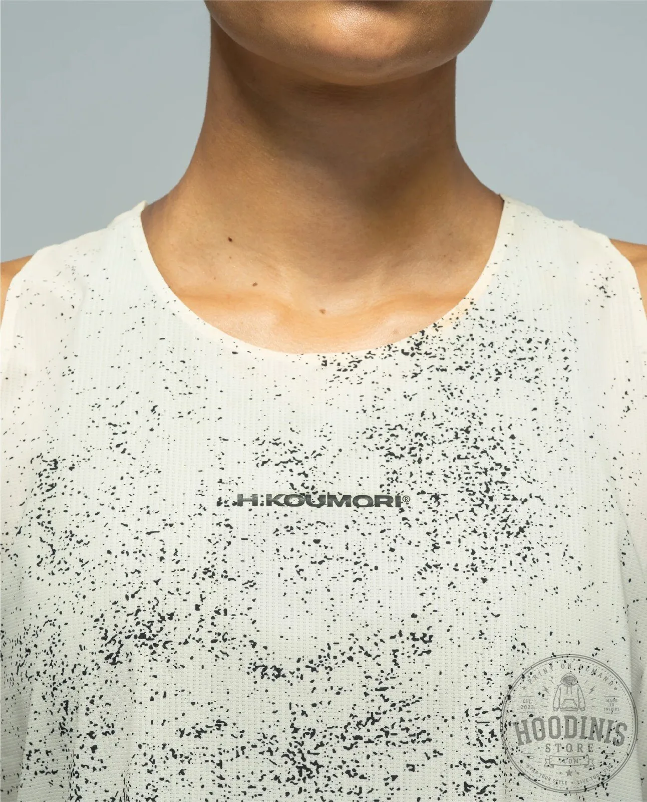 Women's Cropped White Performance Tank Top for Running and Training 12 Women