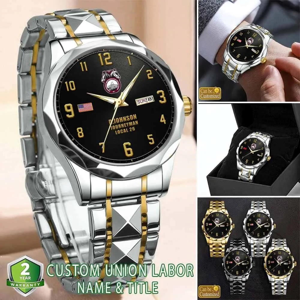 Union Brotherhood of Maintenance of Way Employes Division Stainless Steel Watch 9 Union Brotherhood of Maintenance of Way Employes Division Stainless Steel Watch