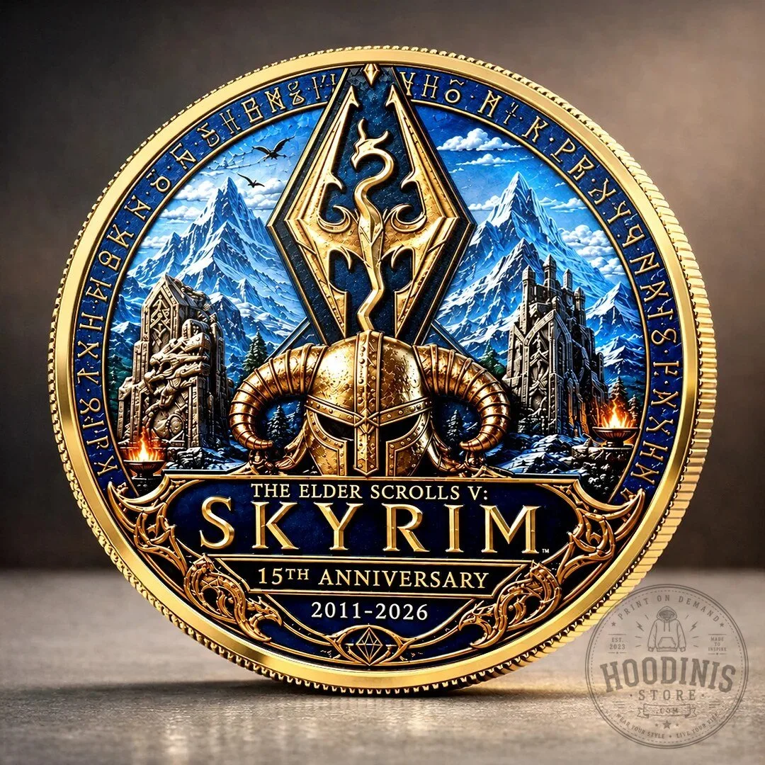 The Elder Scrolls V Skyrim 15th Anniversary Commemorative Dragonborn Coin