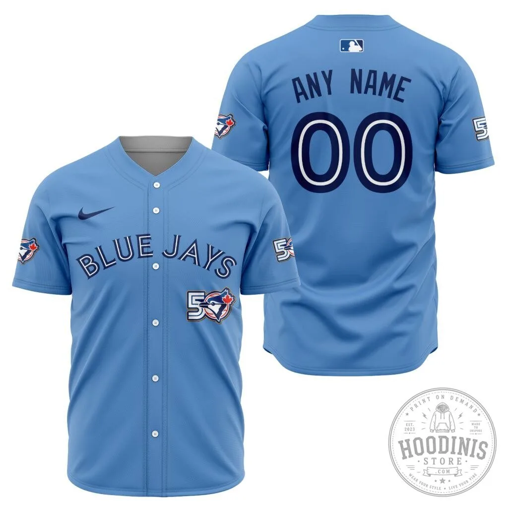 Toronto Blue Jays Special 50th Anniversary Alternate Baseball Jersey