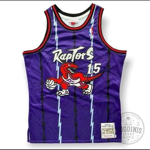 Vince Carter Toronto Raptors 1998-99 Hardwood Classics Basketball Jersey