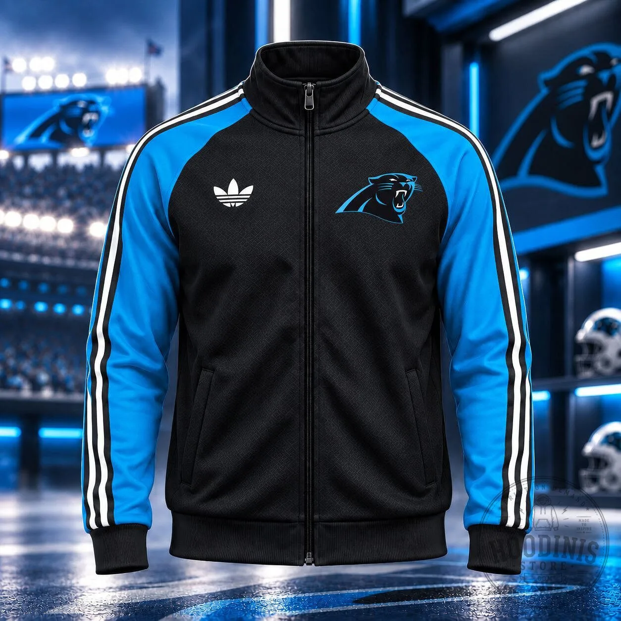 Carolina Panthers National Football League Vintage Stripe Jacket
