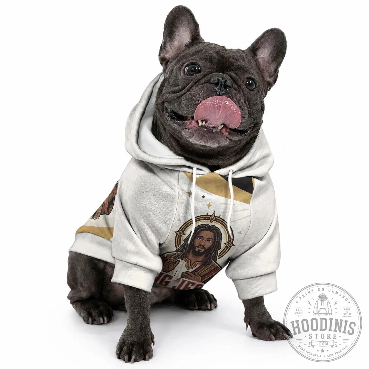 King Jesus African Black Christ Religious Christian Faith Pet Hoodie