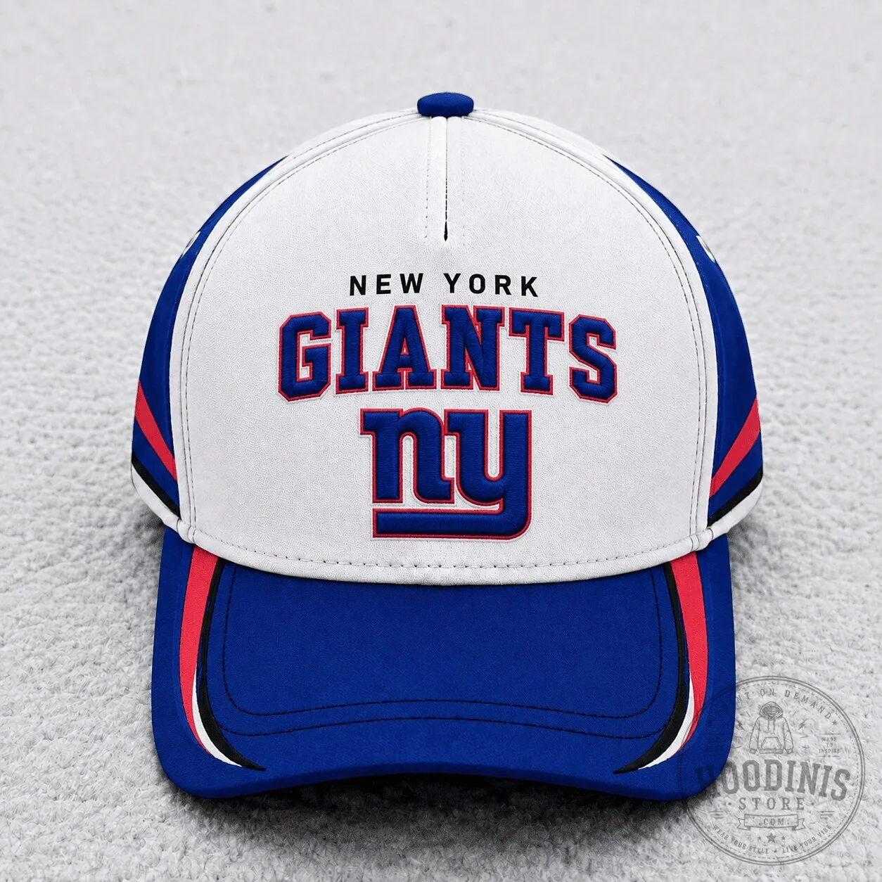 New York Giants NFL Football Team Logo White and Blue Baseball Cap Hat