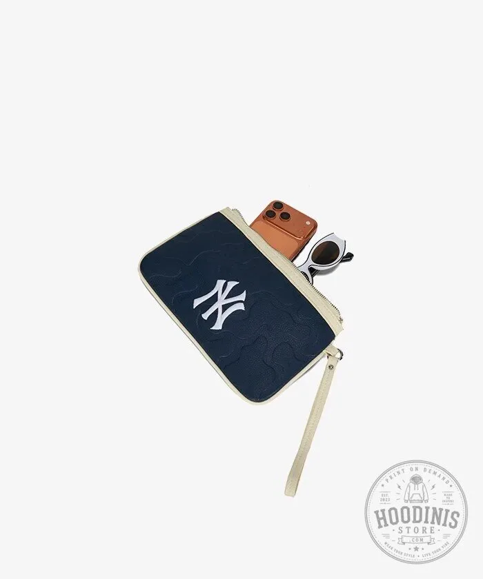 New York Yankees Baseball Team Tote Bag with Wristlet Wallet 29 New York Yankees Baseball Team Tote Bag with Wristlet Wallet