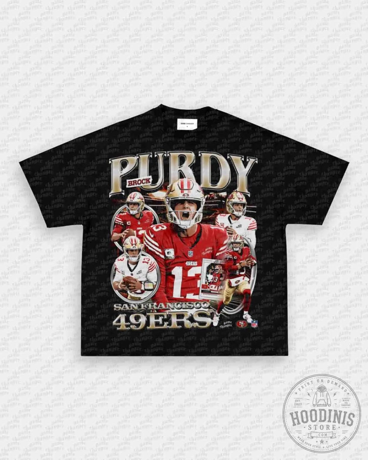 Brock Purdy San Francisco 49ers Football Vintage Style T-Shirt
