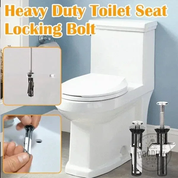 Heavy Duty Toilet Seat Fastener Bolt Kit with Locking Bolts for Secure Installation 7 Heavy Duty Toilet Seat Fastener Bolt Kit with Locking Bolts for Secure Installation