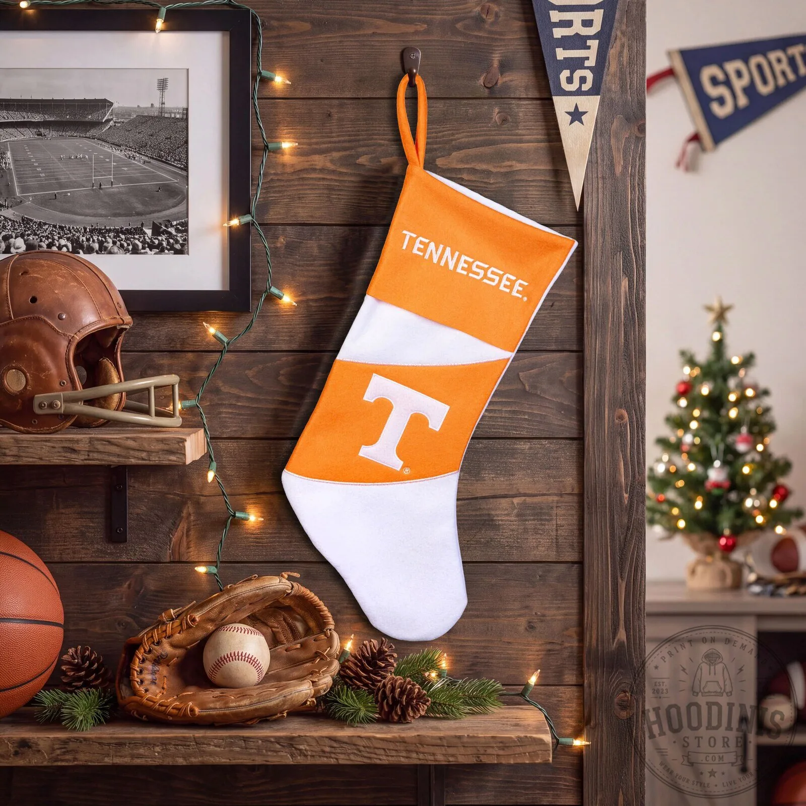 Tennessee Volunteers NCAA Football Team Christmas Stocking Holiday Decor