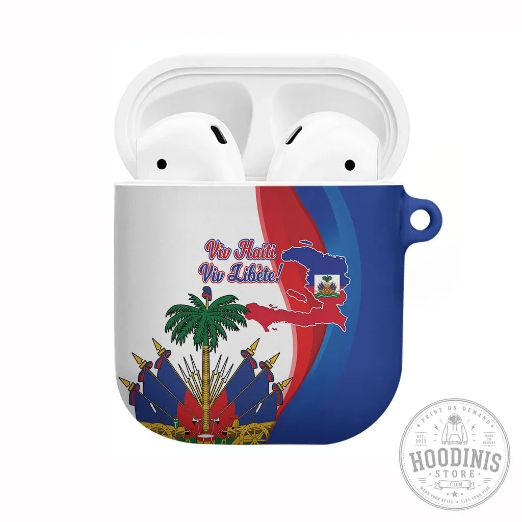 Haiti Independence Day Flag Viv Haiti Viv Libete AirPods Case 10 Haiti Independence Day Flag Viv Haiti Viv Libete AirPods Case
