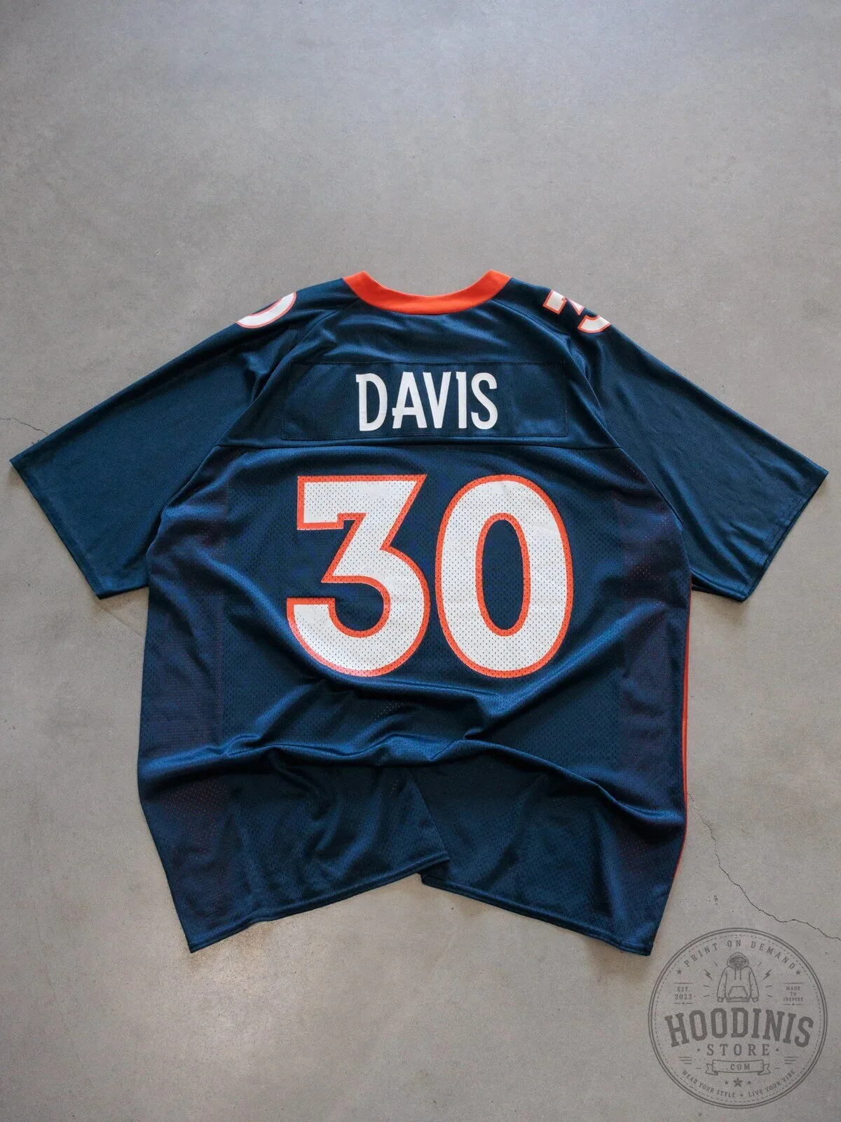 Vintage Denver Broncos Terrell Davis Number 30 Navy Blue Football Jersey 13 Vintage Denver Broncos Terrell Davis Number 30 Navy Blue Football Jersey