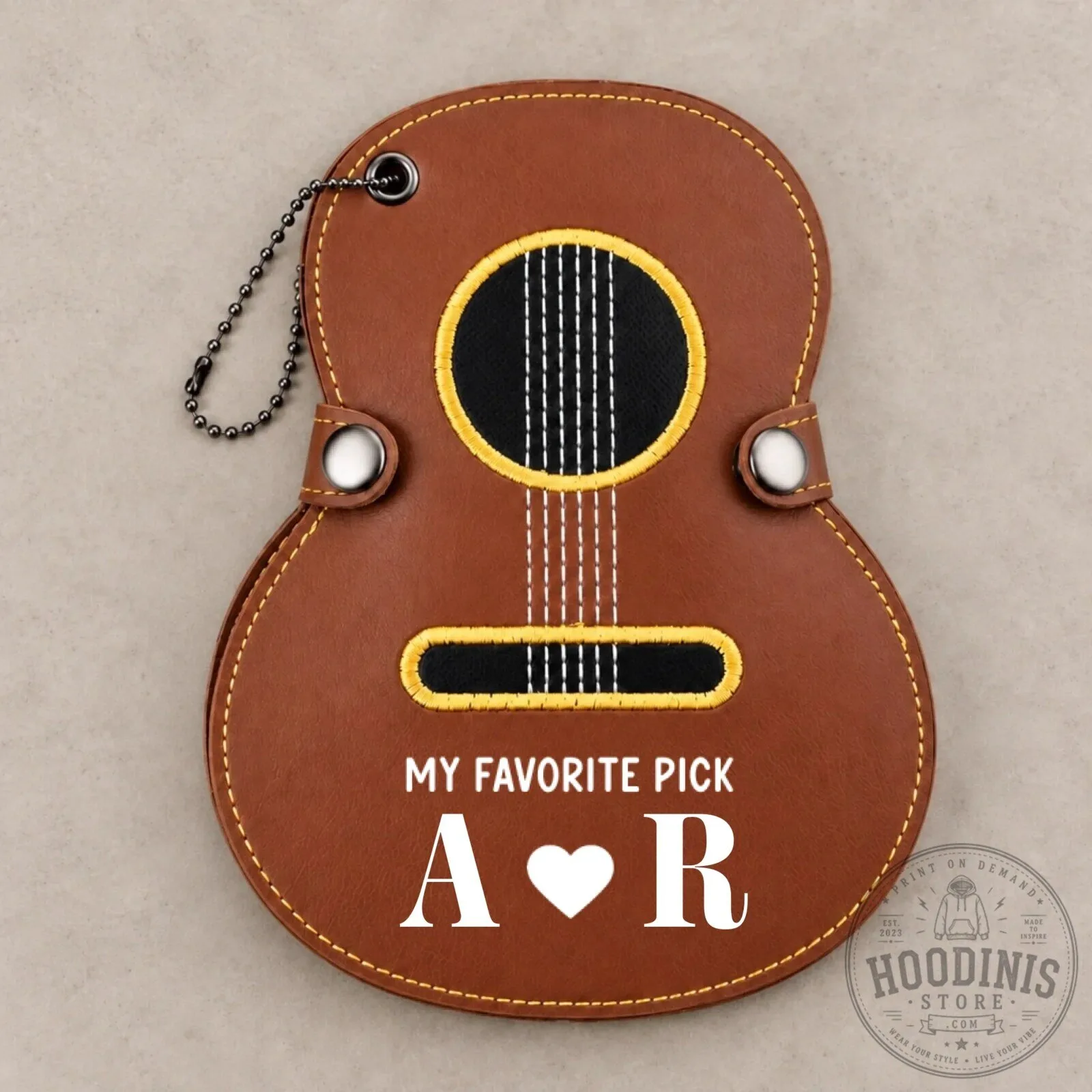 Personalized Guitar Pick Holder Case with Custom Initials, My Favorite Pick Gift 13 Personalized Guitar Pick Holder Case with Custom Initials, My Favorite Pick Gift