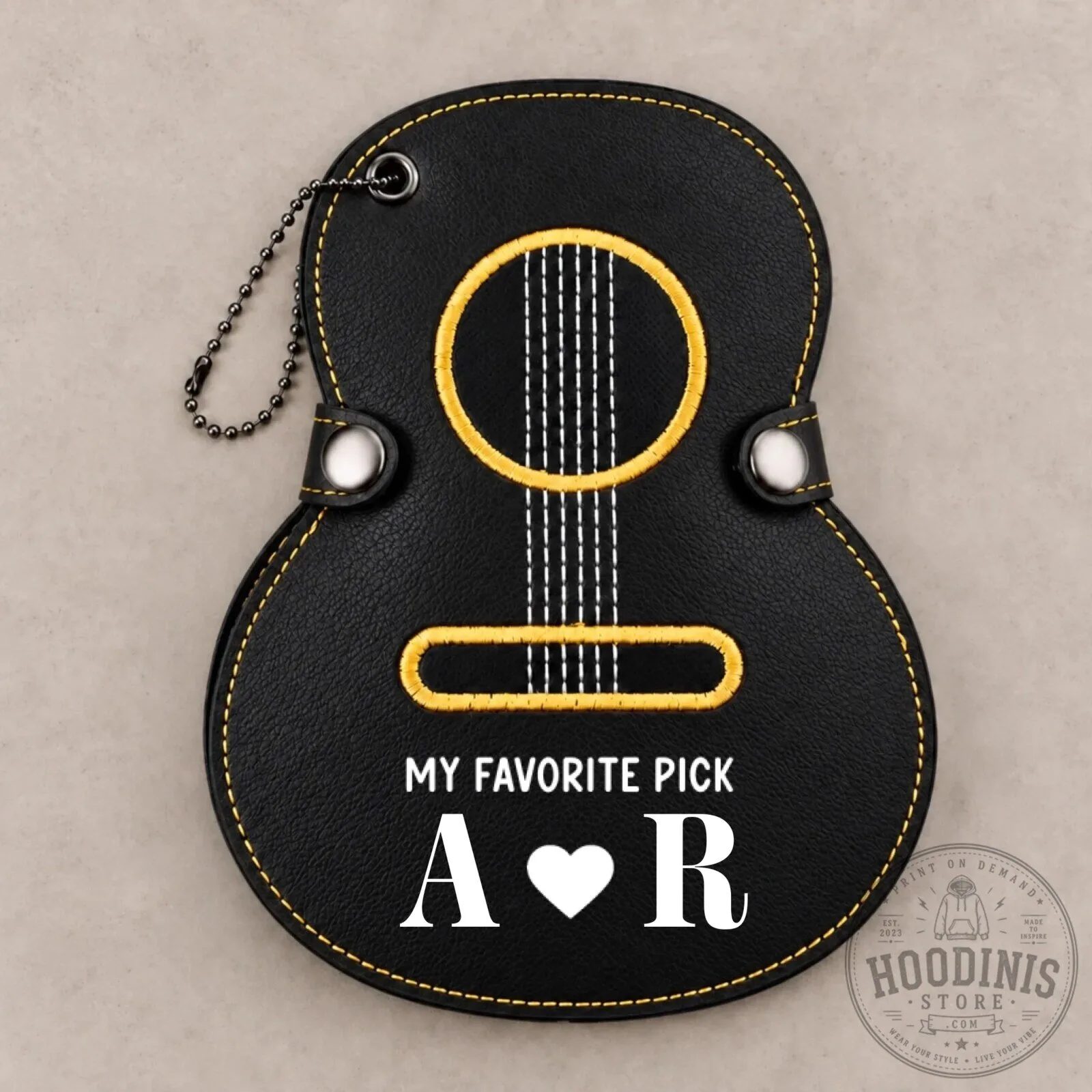 Personalized Guitar Pick Holder Case with Custom Initials, My Favorite Pick Gift 14 Personalized Guitar Pick Holder Case with Custom Initials, My Favorite Pick Gift
