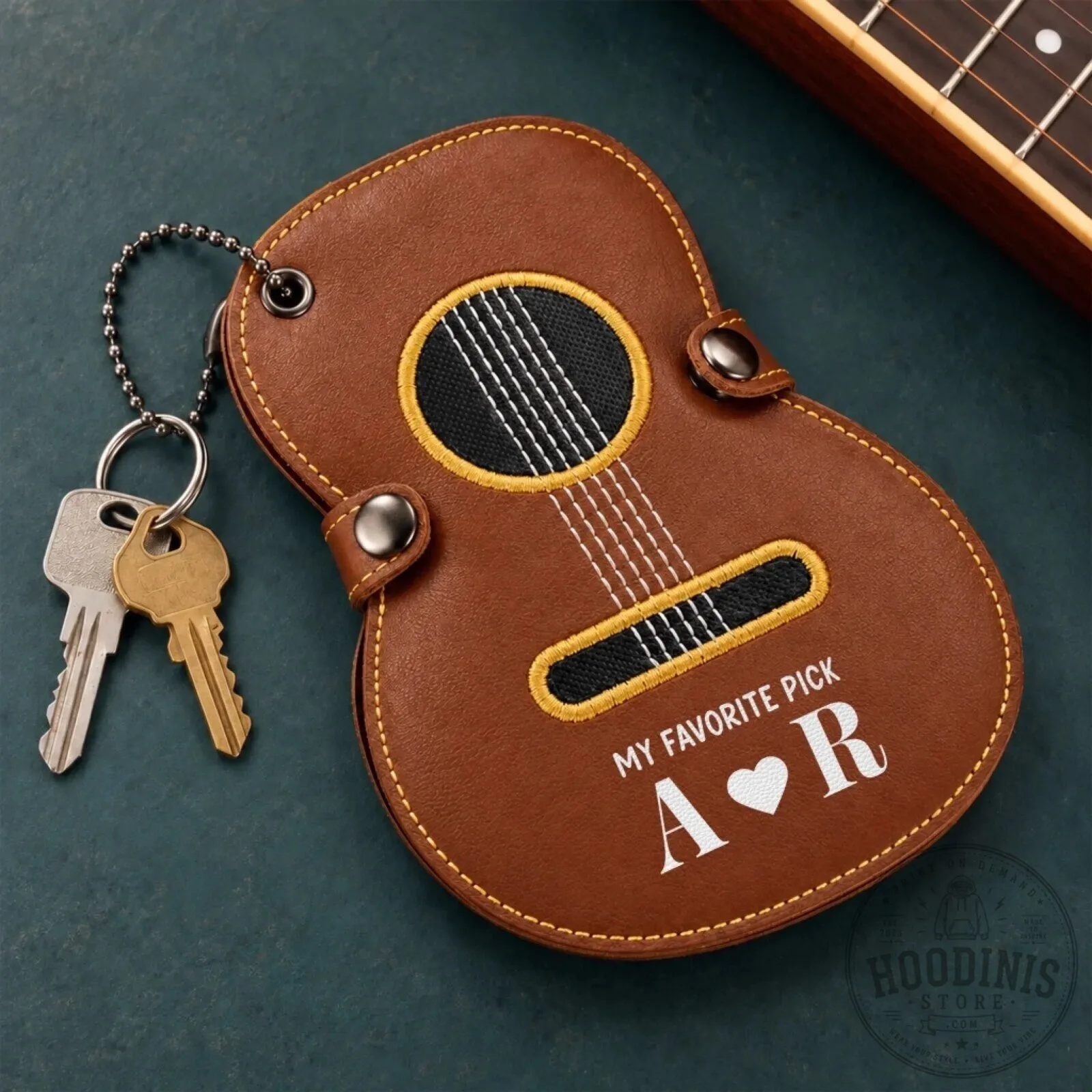 Personalized Guitar Pick Holder Case with Custom Initials, My Favorite Pick Gift 17 Personalized Guitar Pick Holder Case with Custom Initials, My Favorite Pick Gift