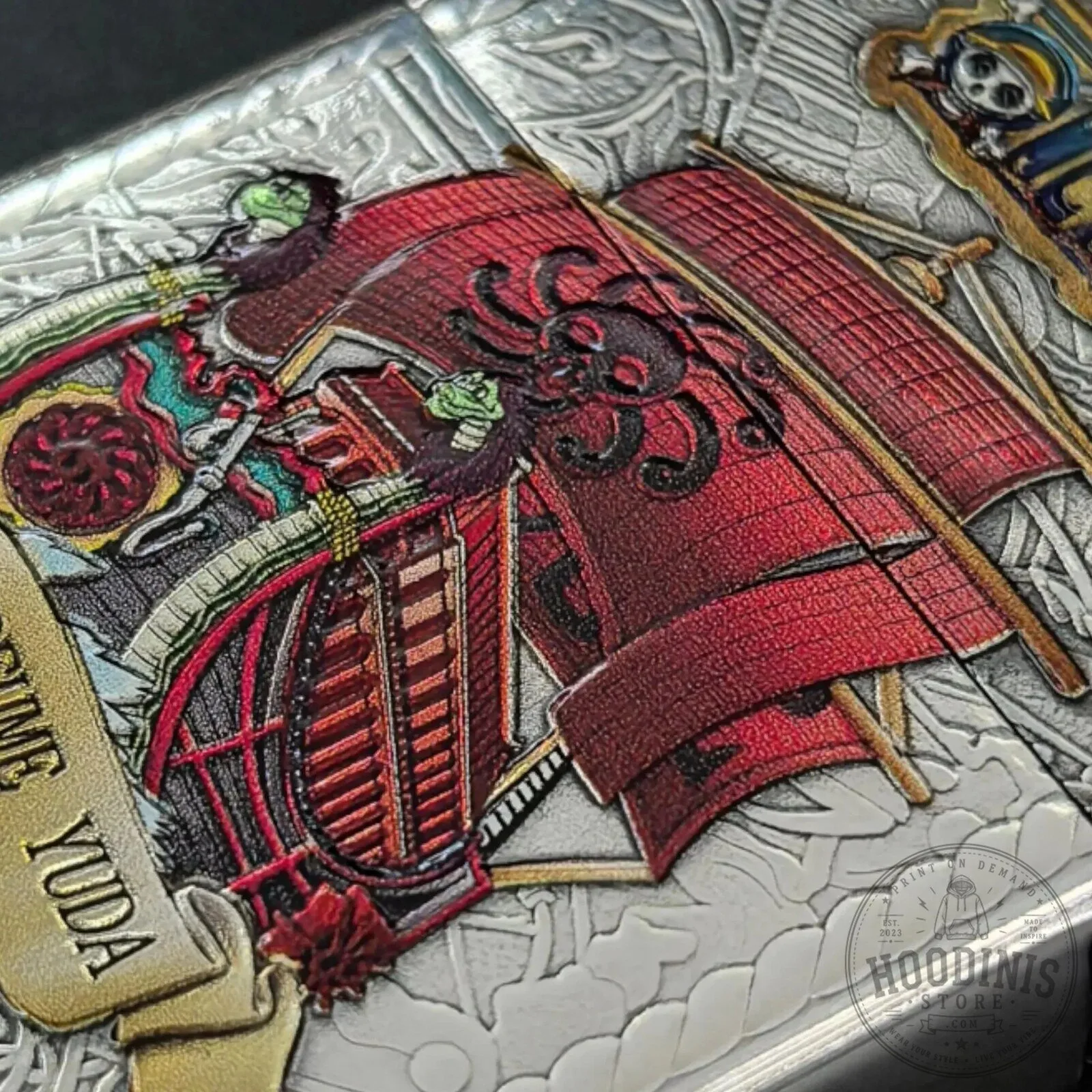 One Piece Monkey D. Luffy and Thousand Sunny Ship Engraved Zippo Lighter 15 One Piece Monkey D. Luffy and Thousand Sunny Ship Engraved Zippo Lighter