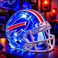Miami Dolphins Football Helmet LED Lamp - NFL Team Light Up Decor 53 Miami Dolphins Football Helmet LED Lamp - NFL Team Light Up Decor