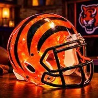 Miami Dolphins Football Helmet LED Lamp - NFL Team Light Up Decor 56 Miami Dolphins Football Helmet LED Lamp - NFL Team Light Up Decor