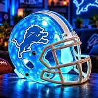 Miami Dolphins Football Helmet LED Lamp - NFL Team Light Up Decor 60 Miami Dolphins Football Helmet LED Lamp - NFL Team Light Up Decor