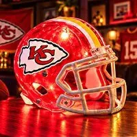 Miami Dolphins Football Helmet LED Lamp - NFL Team Light Up Decor 65 Miami Dolphins Football Helmet LED Lamp - NFL Team Light Up Decor