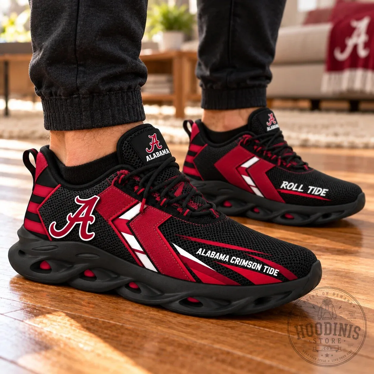 Alabama Crimson Tide Roll Tide Running Shoes 6 Alabama Crimson Tide Roll Tide Running Shoes