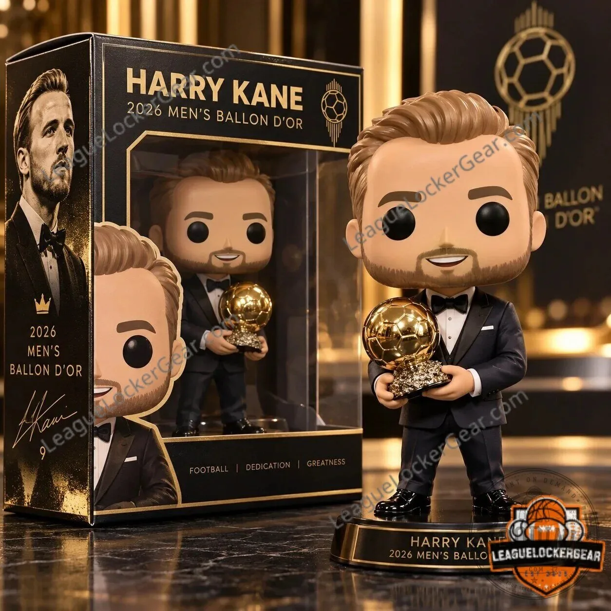Harry Kane 2026 Men's Ballon d'Or Football Player Collectible Figurine 7 Harry Kane 2026 Men