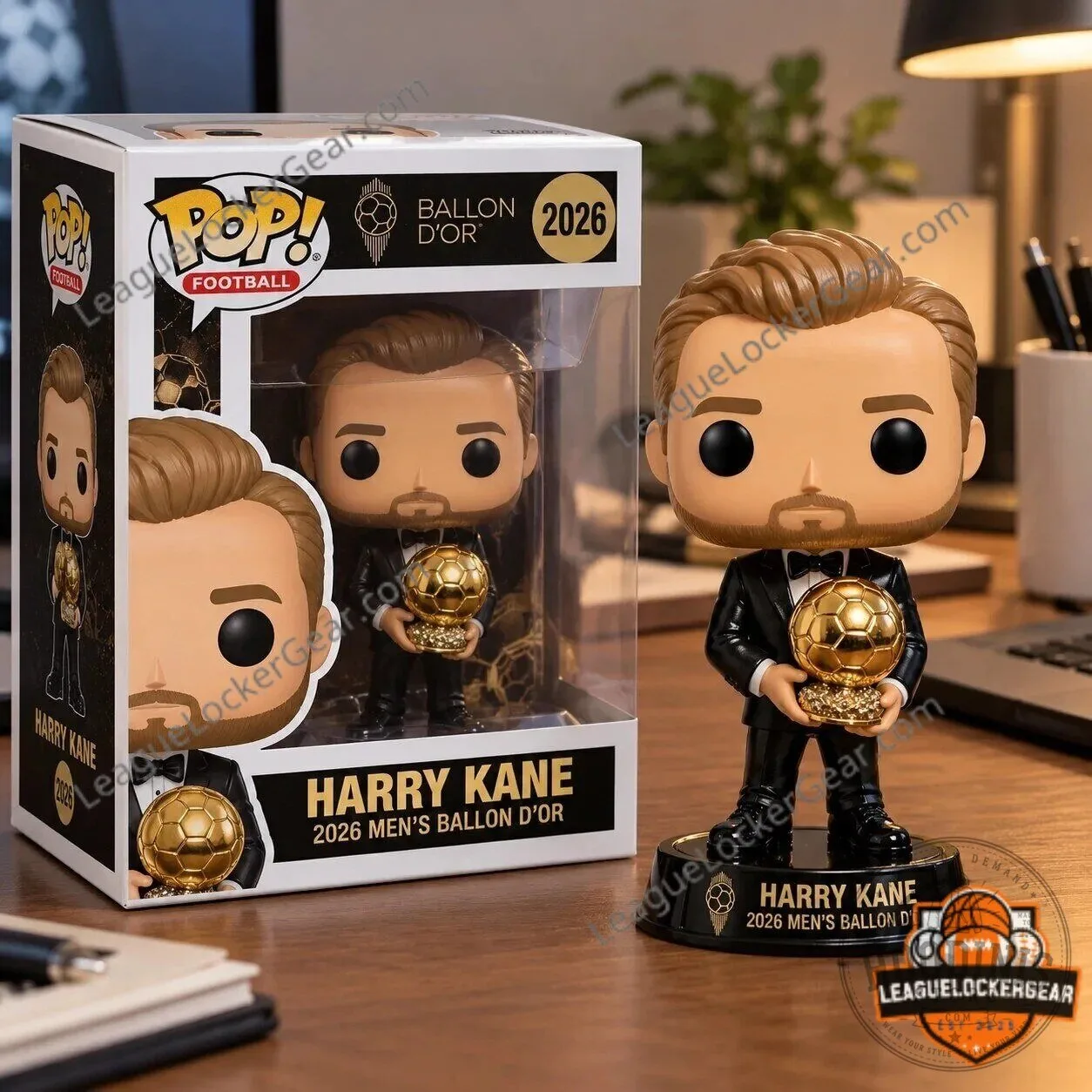 Harry Kane 2026 Men's Ballon d'Or Football Player Collectible Figurine 9 Harry Kane 2026 Men