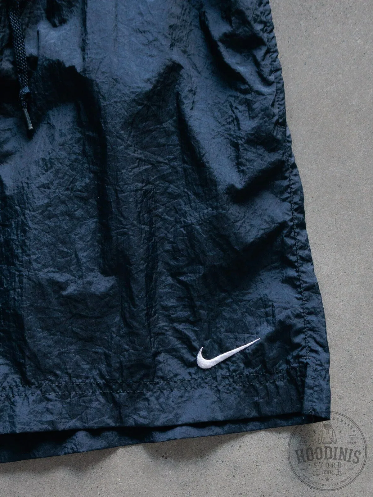 Vintage Nike Black Swim Shorts for Women with White Swoosh Logo 6 Vintage Nike Black Swim Shorts for Women with White Swoosh Logo